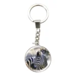 Crystal Glass Keychain